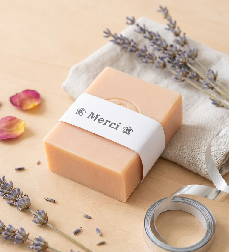 Savon Artisanal "Merci" – 100% Personnalisable – Image 2